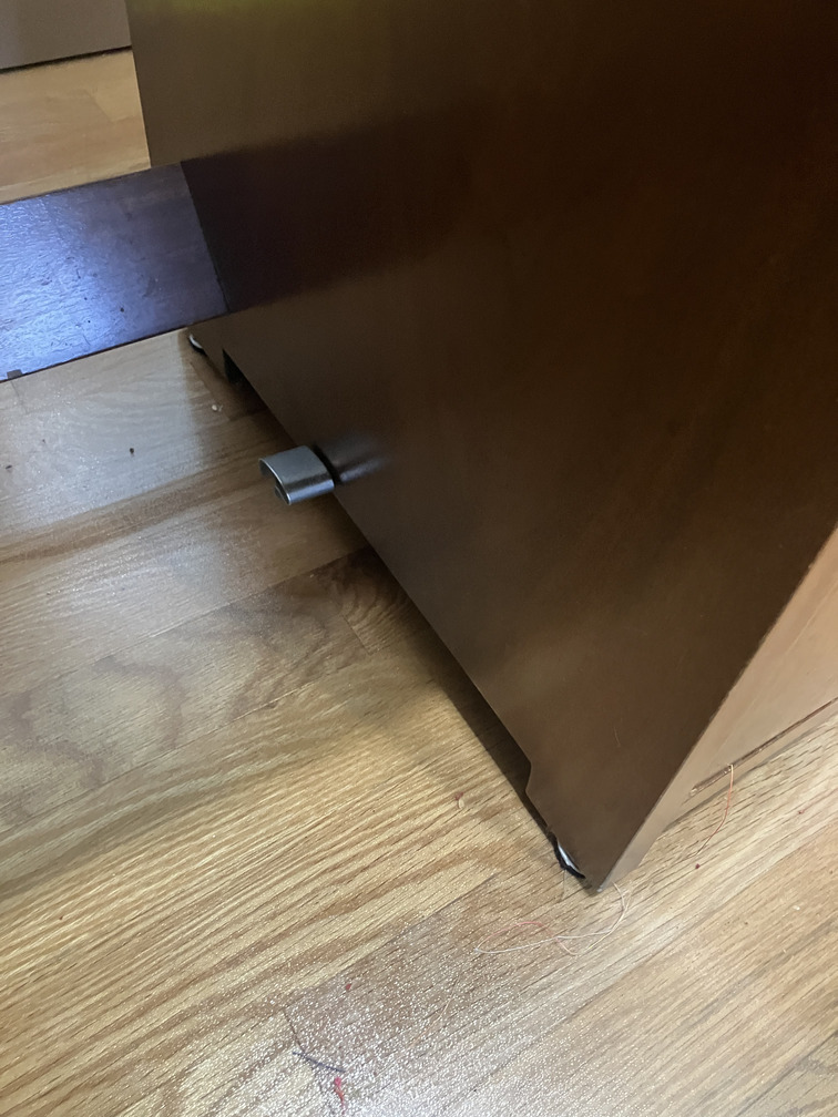 Cabinet side view